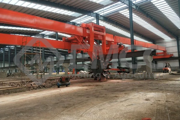 Wheel type compost turner3